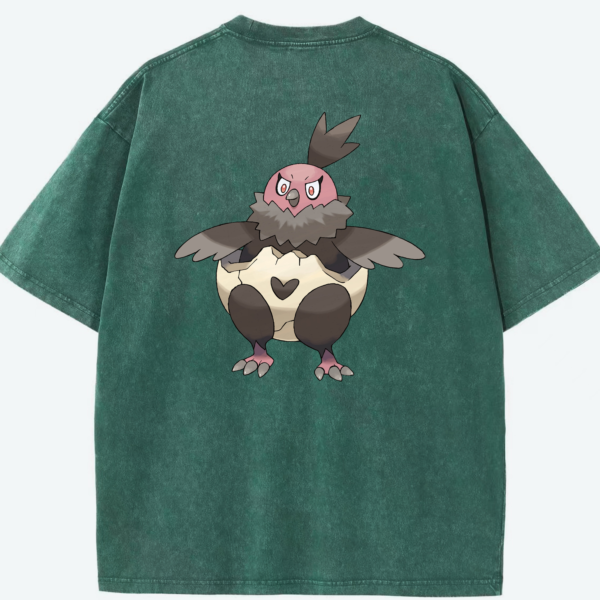 （画像用） ポケットモンスター Pokémon 綿100% ヴィンテージ風 半袖Tシャツ（背面プリント）